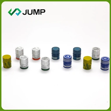 Tampa de garrafa de plástico de alumínio